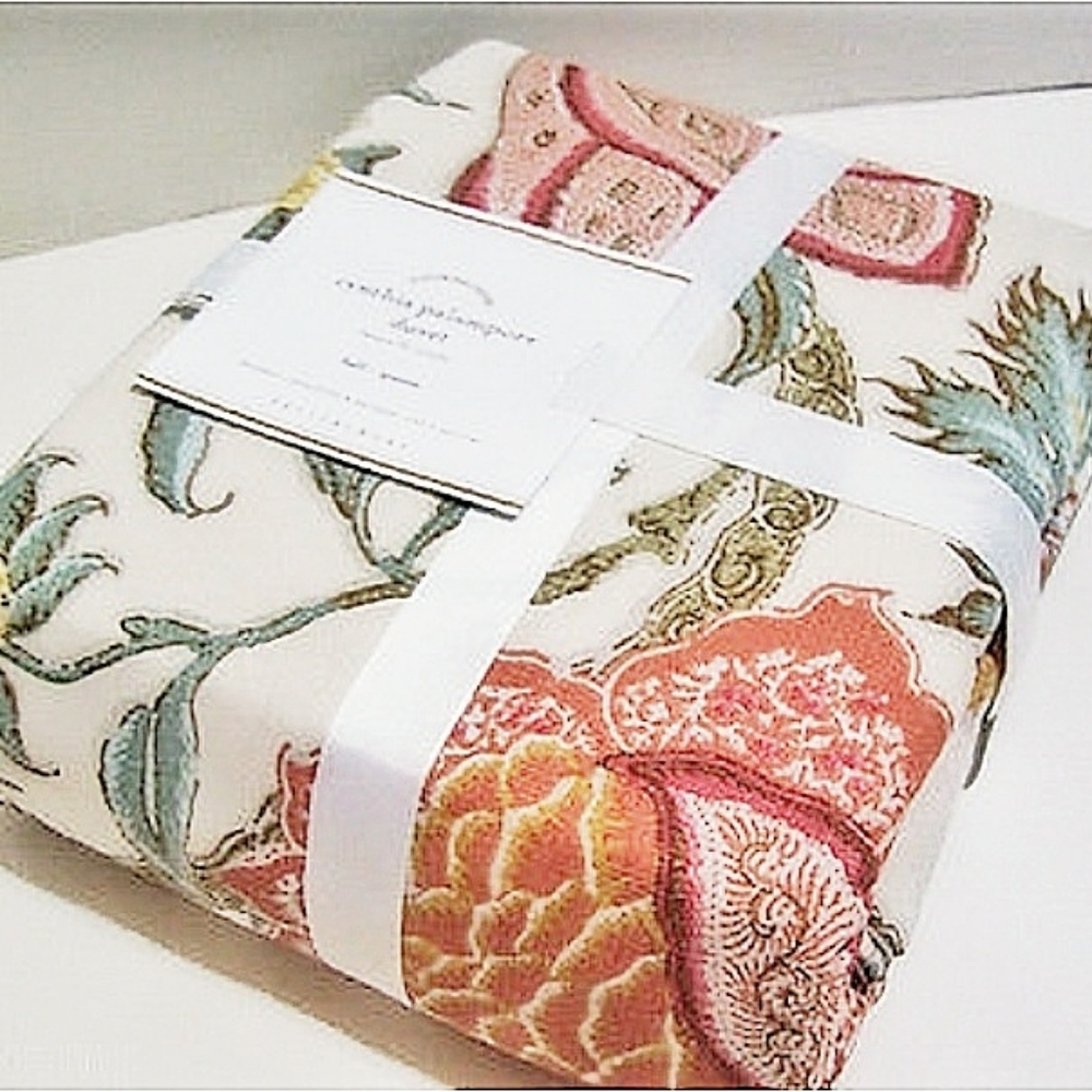 New POTTERY BARN Cynthia Palampore Queen Duvet Cover Stunning Hard to Find